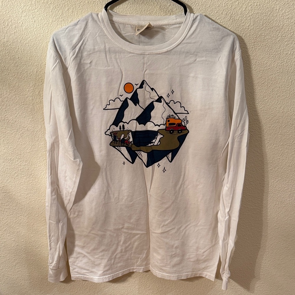 New Belgium Graphic Long Sleeve Tee, Size S, NWOT